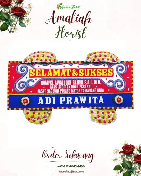 Papan Bunga Ucapan Selamat Tambak Wedi